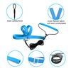 VANFAVORI Adjustable Bird Harness with 80 Inch Leash,Outdoor Flying Training Rope Kit for Bird Parrots Cockatiel S Size Weight 70-120 Grams,Blue