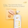 Dove Body Wash Melanin Radiance Nourishes for restored radiance 5% pro-ceramide serum with nourishing oil blend 18.5 oz