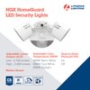 Lithonia Lighting HGX LED 2RH ALO SWW2 120 PIR WH M2 HomeGuard Security Flood Lights 2150-2600 Lumens, 2-Light, Photocell Sensor and Motion Detection, White