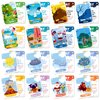 34PCS Season Cognitive Flash Cards for Kids,Cognition Season Flashcards,Waterproof Flashcards for Children, Month Learning Flash Card for 3+ Years