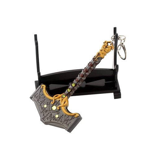 Superbuybox God of War Ragnarök Thor Mjölnir the hammer of Thor Action Figures Game Toys Collection Keychain Gift Desk Decoration Backpack Pendant Gift