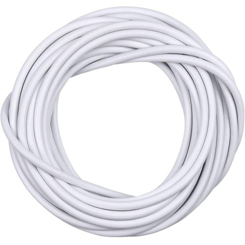 Kissral Curtain Wire and Hooks Set, 5M Net Curtain Wire with 10pcs Eye Bolts and 10pcs Screw-in Hooks for Net Curtain Rod