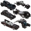 Hot Wheels Batman Complete Set of 6 Diecast Cars - Batmobiles, Bat-pod etc.