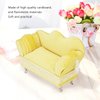Dollhouse Furniture Jewelry Box, Openable Sofa Jewelry Box 1/6 Sofa Cushions for Dollhouse Living Room Miniature Dollhouse Accessories Dolls House Furniture Couch (Loveseat Sofa(7.1 X 5.1 X 2.8in))