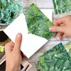 The Best Card Company - 10 Bulk All Occasion Note Cards (4 x 5.12 Inch) - Blank Assorted Cards Set, Nature Plants and Gardens - Tropicanopy M6483OCB