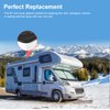 SZKXMJ Rv Roof Vent Seal Vinyl Seal Rv Sealfor Ventline, Hengs and Camco Roof Vents (118INCH, Black)