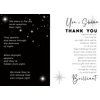 Handmade Iridescent Stained Glass Star with Heartfelt Thank You Message - Thank You Gift for Someone Special/Appreciation Gift/Gratitude Gift for Friends, Neighbors/Colleagues (Thank You)