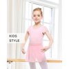 Stelle Girls Ballet Dance Chiffon Wrap Skirt (7-9 Years, Pink (Pull On))