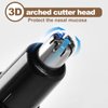 SCHACHUP Unisex Nose Hair Trimmer, 3D Arch Cutter, Waterproof, Washable, Easy Clean, Hypoallergenic, 20-in-1 Grooming Tool, Portable, Cordless, One-Button Design
