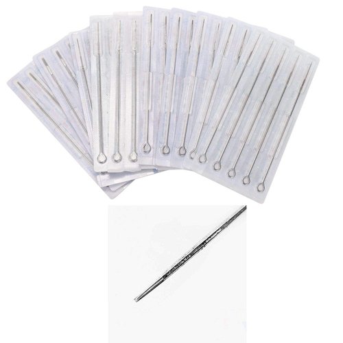 Tattoo Needles,50pcs Disposable Bugpin Needles Premium Quality Tattoo Needle Liners 7RL Tattoo Needles 7 Round Liner (7RL)