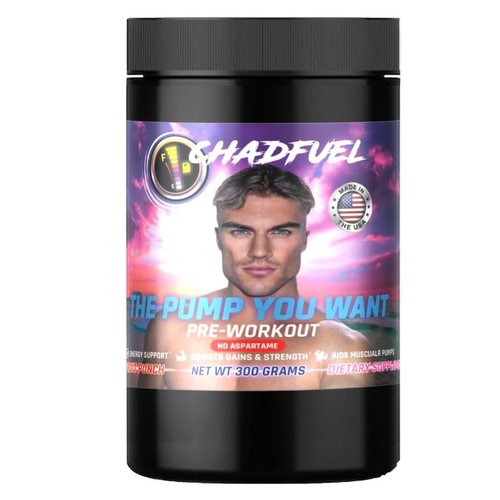 The Pump You Want Pre-Workout for Men | No Aspartame, Assist Gain and Strength | Fruit Punch Preworkout Energy Powder with Caffeine, L-Citrulline, L-Tyrosine, & Beta Alanine | 300 GM, 30 Servings