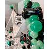 2 Pcs Video Game Controller Mylar Balloon Theme Party Boys Gaming Birthday Decorations