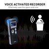Voice Recorder 16GB Capacity Voice Activated Recording Device Digital Voice Recorder for Lectures, Meetings, Interviews Audio Recorder with USB Rechargeable WAV/MP3 Tape Recorder (16GB)