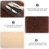 LALAFINA 6Pcs Hair Base Sponge Bump Up Hair Clips Sponge Volume Hair Insert Hair Bump Up Comb Clip Hair Increasing Clip for Women DIY Hair Style