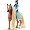 Schleich Horse Club Sofia's Beauties 18-Piece Horse Beauty Set - Horse Rider Kim and Horse Figurine with Brushable Styling Hair Plus Bead and Clip Accessories, Gift for Boys and Girls Ages 5 and up
