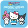 Hello Kitty and Friends 4-Pack Ice Cream Clip-On Plush Featuring Hello Kitty, Kuromi, My Melody, and Cinnamoroll with Unique Bow Clips