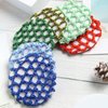 12pcs Women Hair Nets for Bun Ballet Hair Bun Cover for Girls, Dance Hair Bun Net Stretchy Elastic Bun Hair Net, Scrunchies Maker Cover Bun Holder Styling Hair Accessories (MX1)