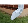 GutterGate 4"x3" Type-B White Gutter Downspout Extension Accessory