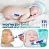 TrelaCo 20 Pcs Thermometer for Adults Digital Oral Thermometer for Fever Basal Body Fast Reading Flexible Tip for Underarm Rectal Mouth Temperature Measurement