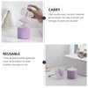 DOITOOL Face Wash Foam Maker Facial Foam Cup Whip Bubble Maker Foam Whip Maker Facial Skin Cleansing Care for Home Travel Purple
