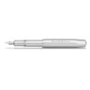 Kaweco AL SPORT Fountain Pen Silver I Premium Fountain Pen for Ink Cartridges I Exclusive Fountain Pen 13 cm I Nib: EF (Extra Fine)