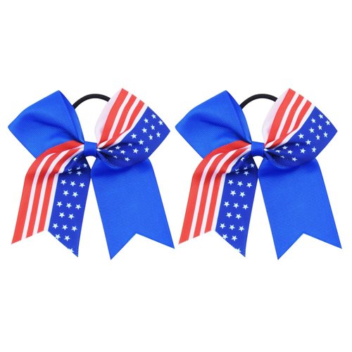 Fourth of July Hair Accessories for Women Independence Day Hair Elastic Ties for Women Girls Memo...