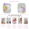 DUILE Unicorn Balloons Unicorn Birthday Party Decorations for Girls Foil Balloons Set Macaron and Rainbow Balloon Wedding Baby Shower Party Supplies (8)