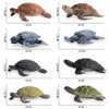 10 PCS Marine Animal Action Figures Ocean Creatures Models Figurine Sea Turtle Family Party Supplies Cake Toppers Set Toys for 5 6 7 8 Years Old Boys Girls Kid Toddlers
