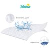 Zippered Crib Mattress Protector - Waterproof Crib Mattress Encasement, Breathable and Absorbent, 6 Sides Fully Encased Crib Mattress Cover.