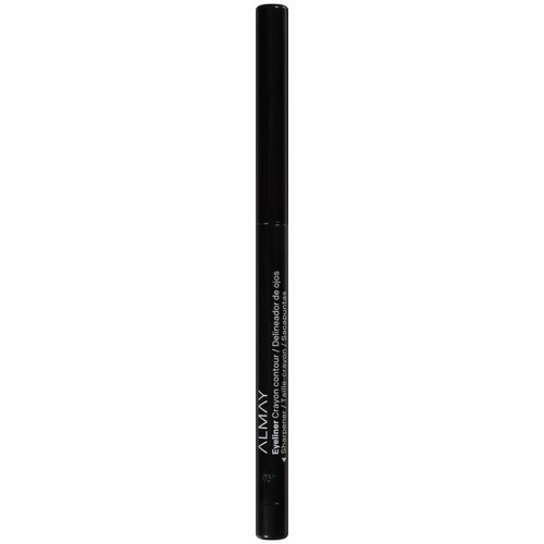 Almay Eyeliner Pencil, Eye Makeup Stocking Stuffers for Women, Built-in Sharpener, Hypoallergenic, Water Resistant, 205 Black, 0.01 fl oz