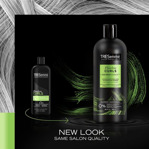TRESemmé Flawless Curls Moisturizing Shampoo For Curly Hair Formulated With Pro Style Technology 28oz