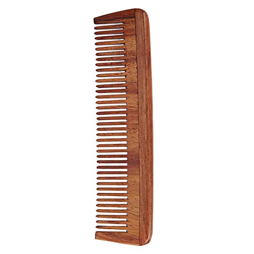 SVATV Handcrafted Rosewood Comb For Detangling Hair For Thick, Curly And Wavy Hair, Non-static And Eco-friendly With Wide Tooth For Grooming Hair Comb For Men & Women - (S-42)