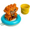 LEGO DUPLO Bath Time Fun: Floating Red Panda 10964 Bath Toy for Babies and Toddlers Ages 1.5 Plus Years Old, Baby Bathtub Water Toys, Easy to Clean