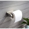 YIGII Self Adhesive Toilet Paper Holder - Bathroom Toilet Paper Holder Stand no Drilling Stainless Steel Brushed
