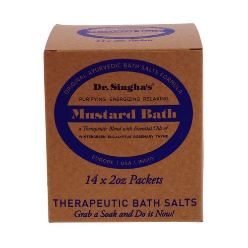 Dr. Singha's Mustard Bath, Therapeutic Bath Salts (2 oz (14 Pack))