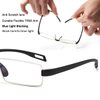 EYEURL Reading Glasses Half Frame Readers - Blue Light Blocking Computer Readers for Men and Women +2.5 Anti Glare/UV/Eye Strain