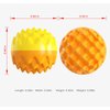 Squeaky Dog Ball Toy for Aggressive Chewers - Dental Dog Toy for Healthy Teeth & Gums - Spiky Ball Durable Floatable Rubber Pet Toys - Mental Enrichment - All Breed Sizes