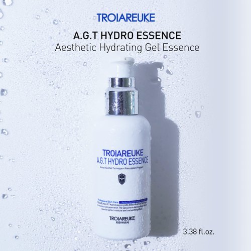 TROIAREUKE A.G.T HYDRO ESSENCE l Deep Hydrating Cooling Gel Essence Sleeping mask l 3.38 Oz. 100ml