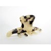Generic Medium/small brown black beige marbled hair claw clip for fine, thin hair, 1 Count (Pack of 1)