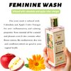 forvirness Natural Feminine Wash for Sensitive Skin, Vaginal Wash Remove Odor, Clean and pH Balance for women, Gynecologist Tested Intimate Yoni Wash Infused Calendula, Apple Cider Vinegar, 8.5 fl.oz