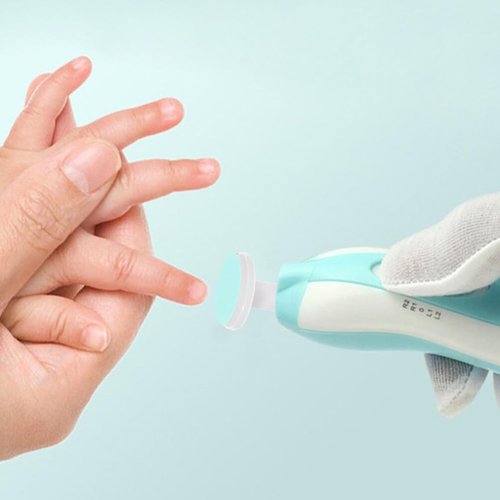 POPETPOP 24 Pcs Baby Nail File Pads Nail Trimmer Replacement Pads Grinding Heads Polish Discs for Electric Kid Nail Trimmer Green