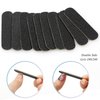 100 Pcs Mini Nail Files Bulk, Mwoot Disposable Double Sided Emery Board 180/240 Grit, Fingernail Nail File Buffer Set Manicure Tool for Natural Acrylic Fake Nails Home and Salon Use (Black)