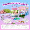 Hasviey Terrarium Kit for Kids, Light Up Unicorn Toys for Girls 6-8, DIY Kids Arts and Crafts Kit with Remote Control, Preschool Learning & Education Science Kits & Toys, Gift Ideas for Birthday Xmas