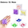 24 Pcs Balance IQ Maze Game，Mini Maze Cube Puzzle Box 3D Brain Maze Toy Puzzles Party Favor Games, Ideal Prizes Gifts for Kids and Adults