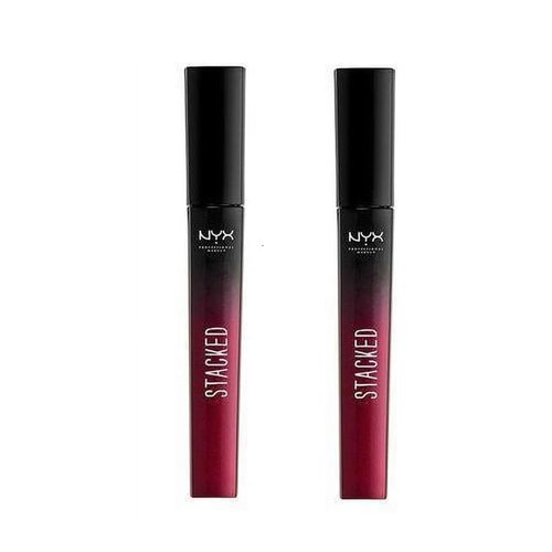 Pack of 2 NYX Clump-Free Volume & Length Mascara, Stacked LL03