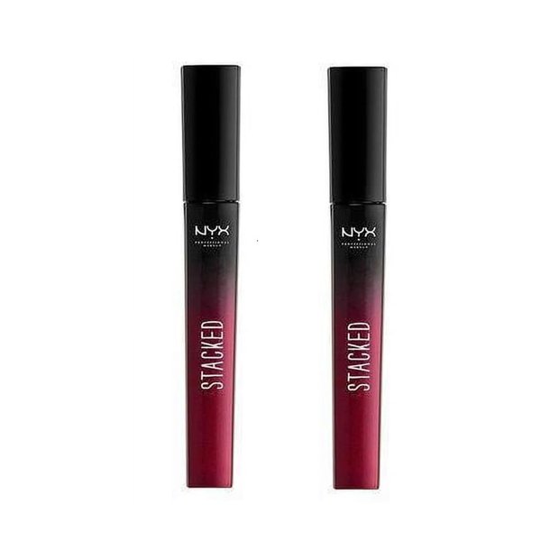 Pack of 2 NYX Clump-Free Volume & Length Mascara, Stacked LL03