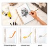 Yoment 5.5" x 8.5" Sketchbook for Drawing Small Spiral Bound Sketch Pad for Kids Hardcover Sketch Book(68lb/100gsm) Artist Drawing Blank Paper Notebook for Painting Sketching Pad with Pencil, Blue