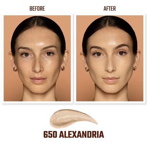 Juvia's Place I Am Magic Velvety Matte Liquid Foundation 650 - Alexandria - Light w/Neutral Undertone, Makeup Foundation Full Coverage, Lightweight, Long Wear, Velvety Matte Finish