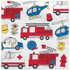 First Responders Luncheon Napkins (Pack of 16) - 6.5" x 6.5" - Multicolor Paper Napkins - Perfect for Birthdays & Celebratory Events