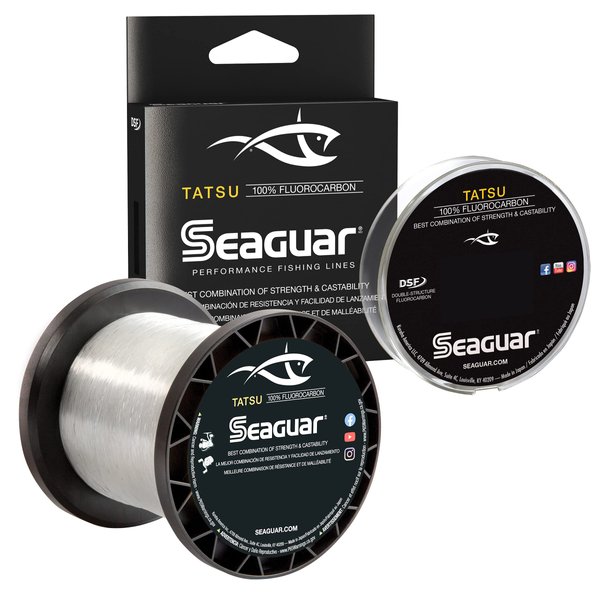 Seaguar Tatsu 100% Fluorocarbon Fishing Line DSF, 25lbs, 25yds Break Strength/Length - 25TS200